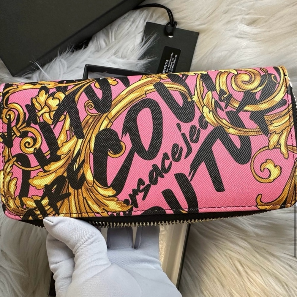 Pink VERSACE Couture Wallet - Picture 10 of 14